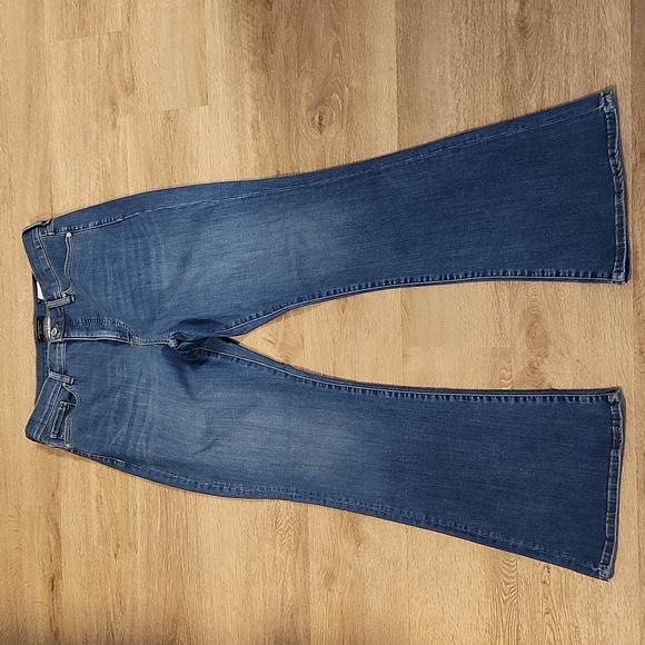 Banana Republic Premium Denim High Rise Flare Size 33 - Picture 2 of 5